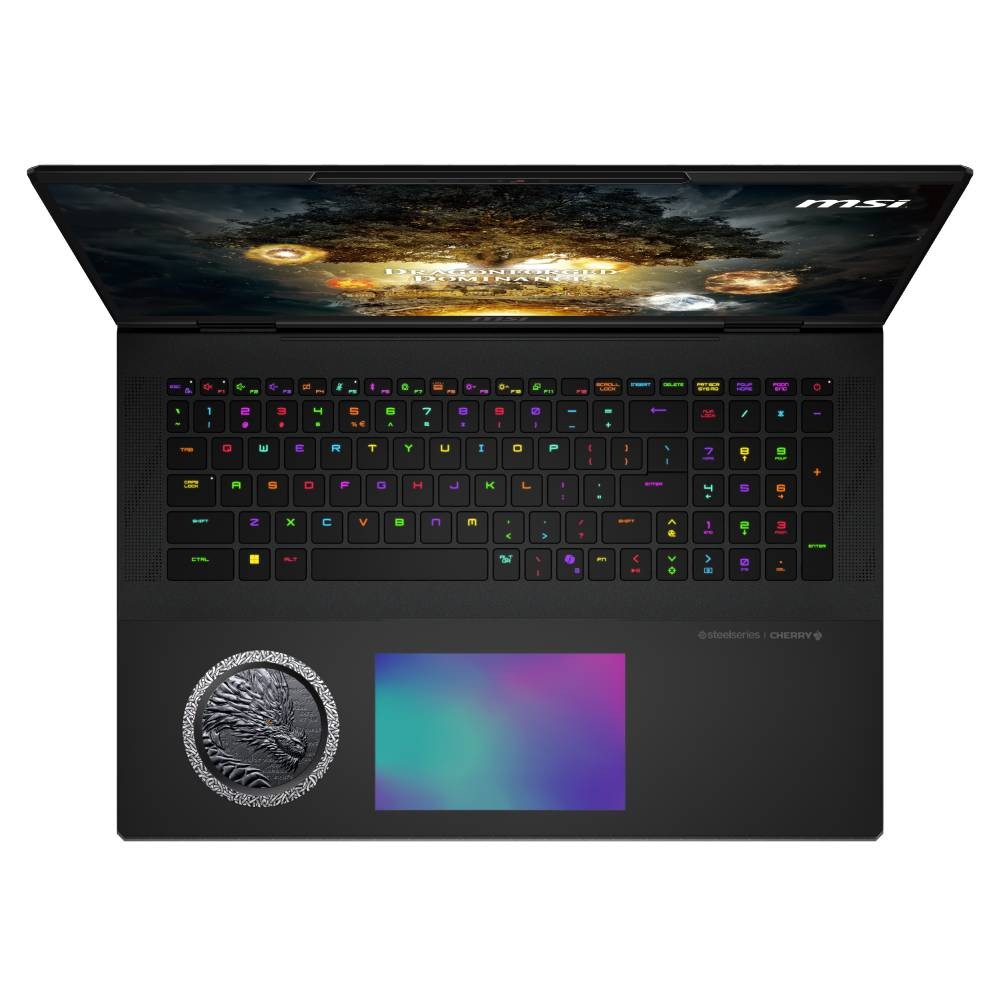 โน๊ตบุ๊ค MSI Titan 18 HX Dragon Edition Norse Myth A2XWIG-287TH Core Black