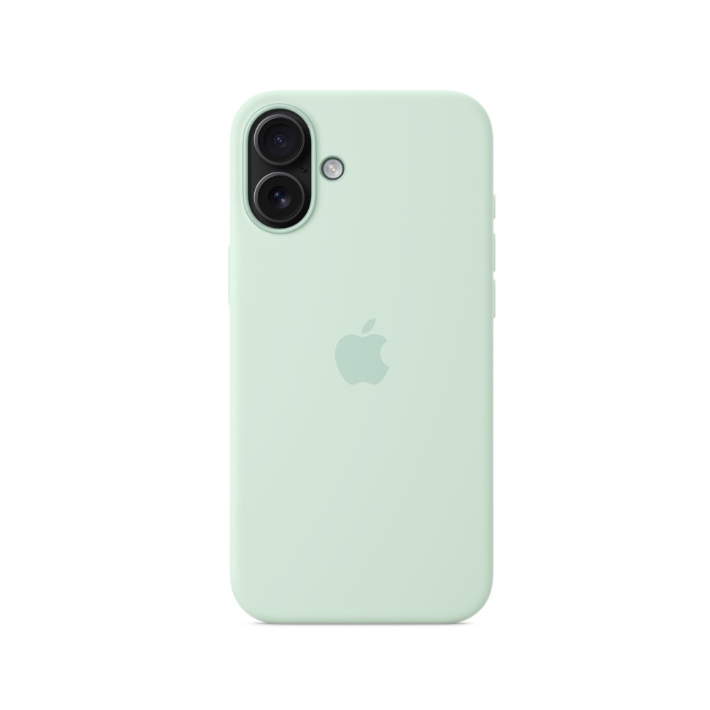 Apple iPhone 16 Plus Silicone Case with MagSafe - Aquamarine