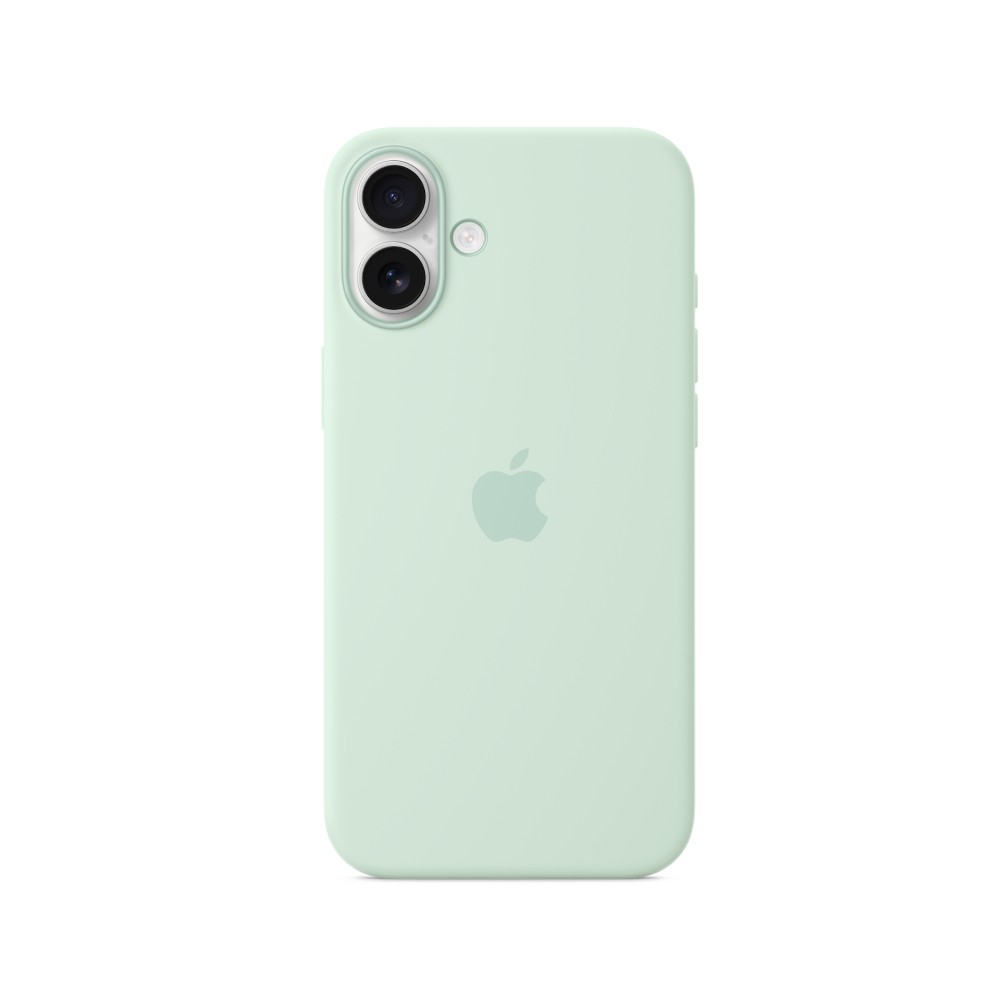 Apple iPhone 16 Plus Silicone Case with MagSafe - Aquamarine