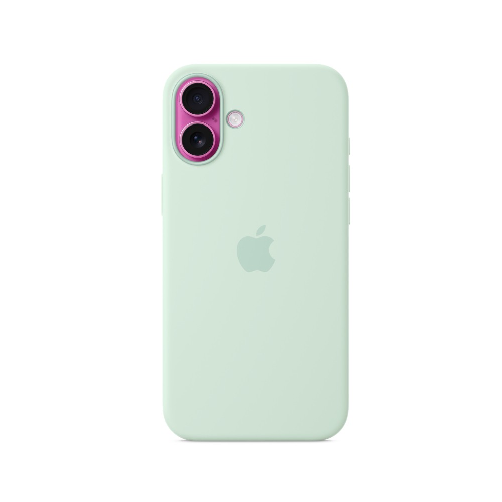 Apple iPhone 16 Plus Silicone Case with MagSafe - Aquamarine