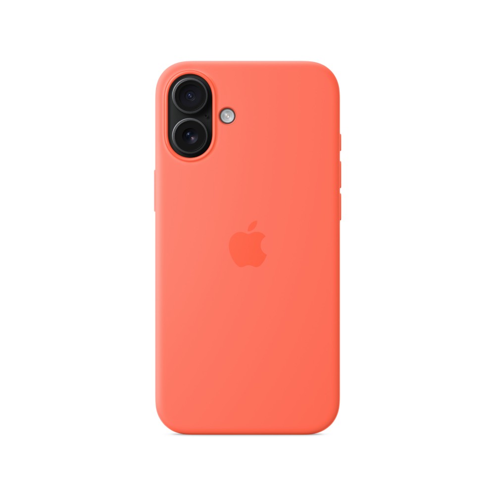 Apple iPhone 16 Plus Silicone Case with MagSafe - Tangerine