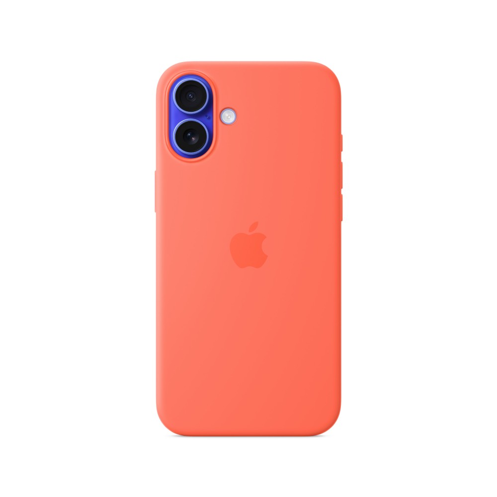Apple iPhone 16 Plus Silicone Case with MagSafe - Tangerine