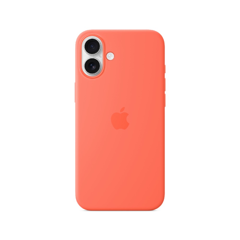 Apple iPhone 16 Plus Silicone Case with MagSafe - Tangerine