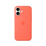 Apple iPhone 16 Silicone Case with MagSafe - Tangerine