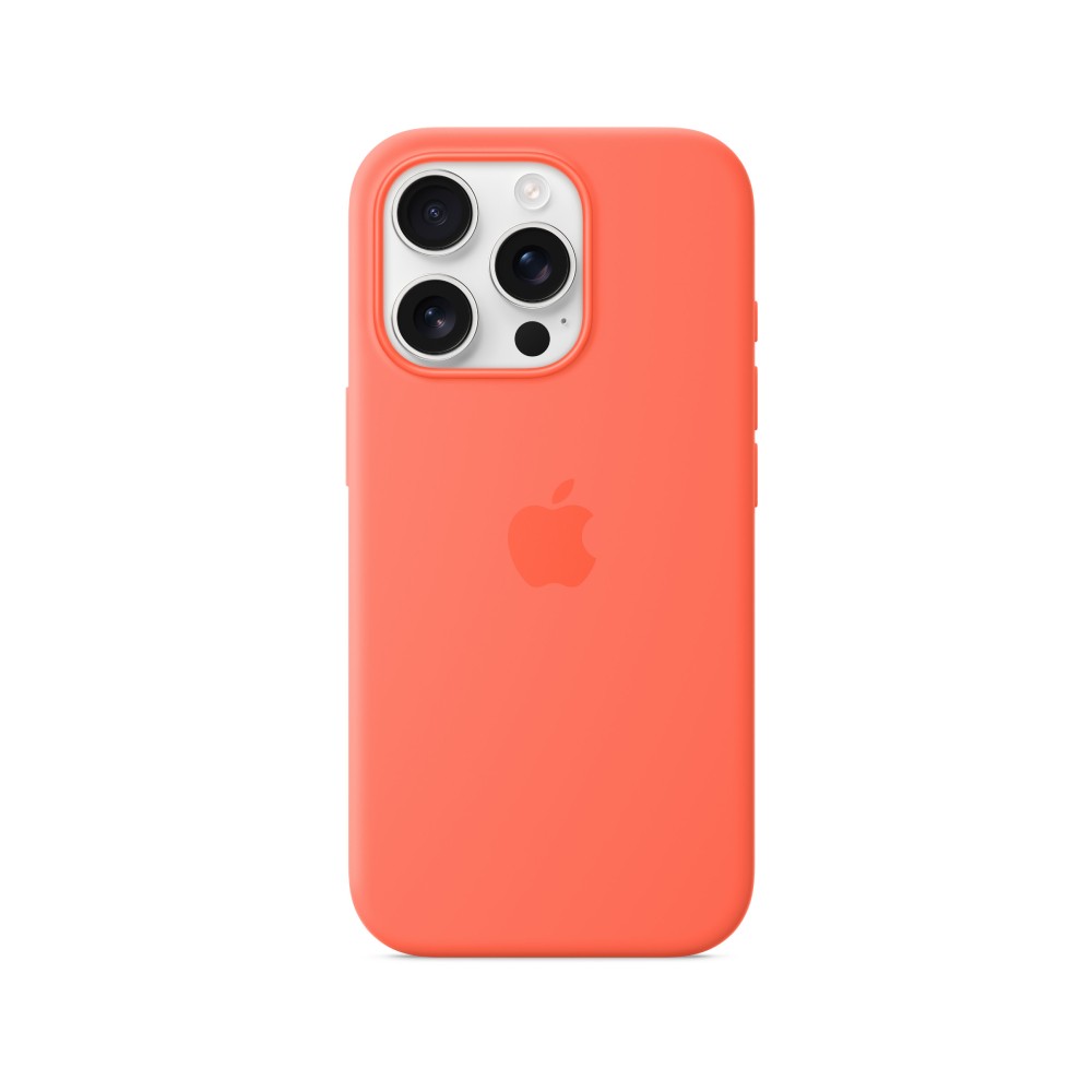 Apple iPhone 16 Pro Max Silicone Case with MagSafe - Tangerine