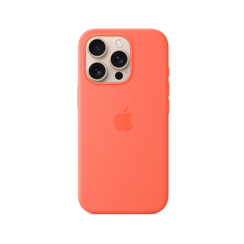 Apple iPhone 16 Pro Max Silicone Case with MagSafe - Tangerine