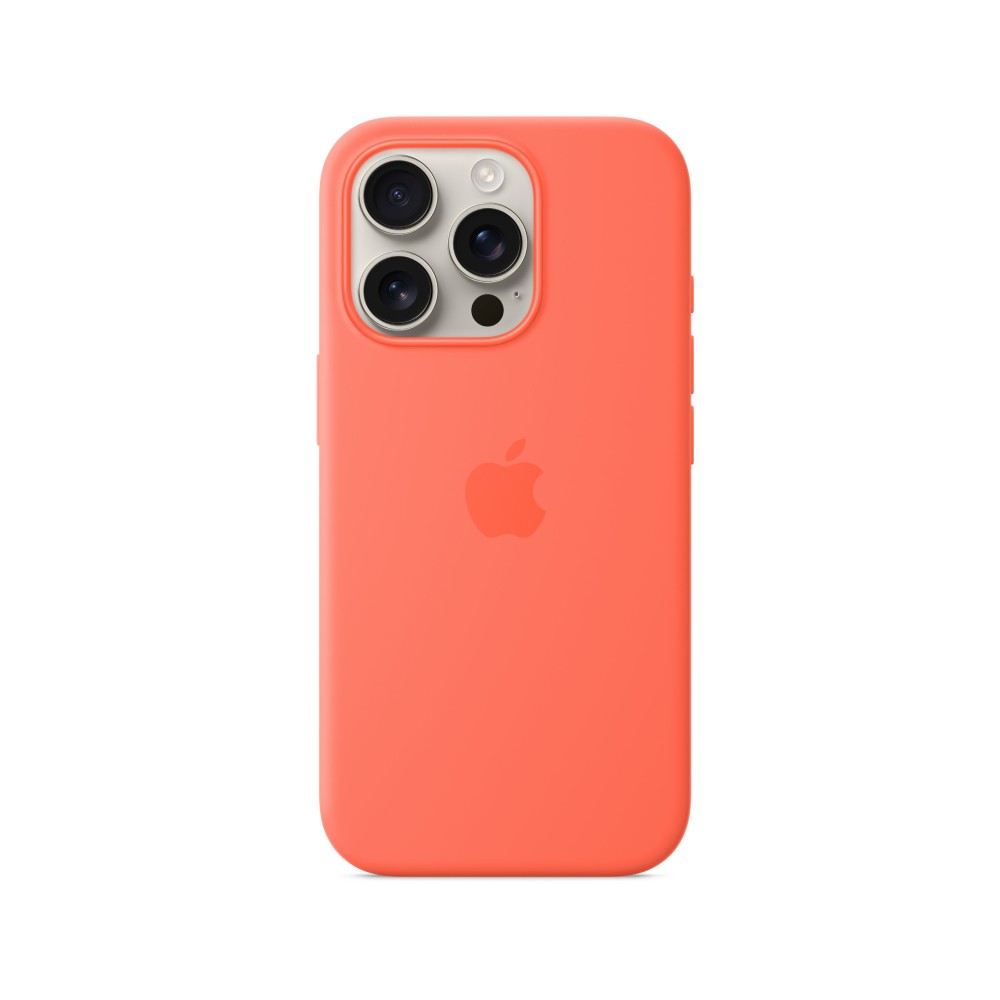 Apple iPhone 16 Pro Max Silicone Case with MagSafe - Tangerine