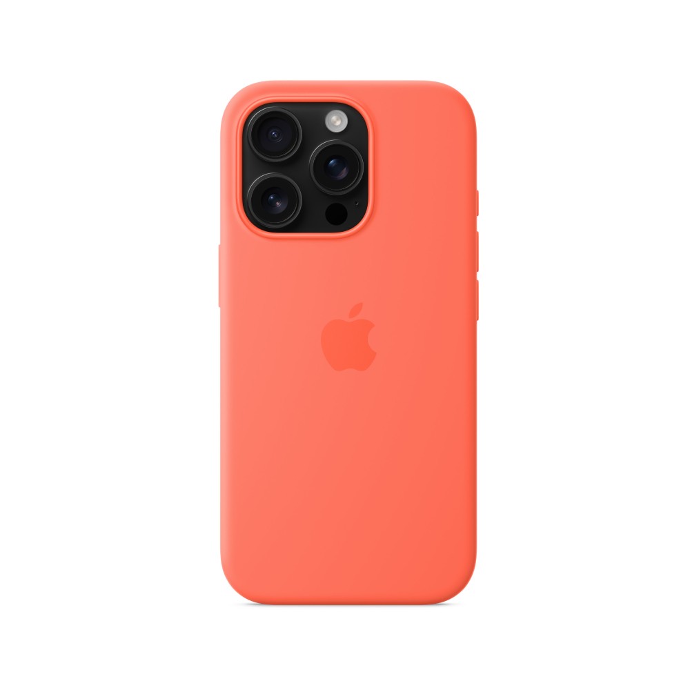 Apple iPhone 16 Pro Max Silicone Case with MagSafe - Tangerine