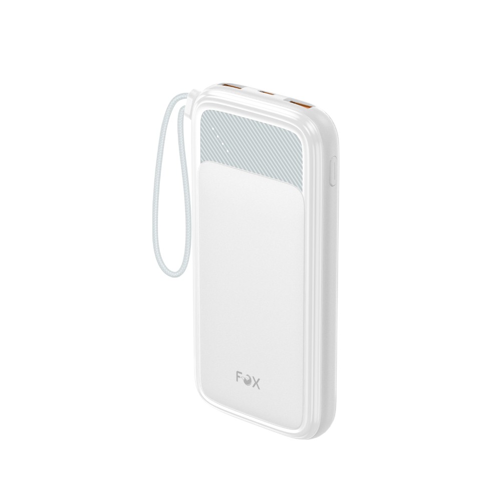 พาวเวอร์แบงค์ FOX 10000 mAh W1033 PD White