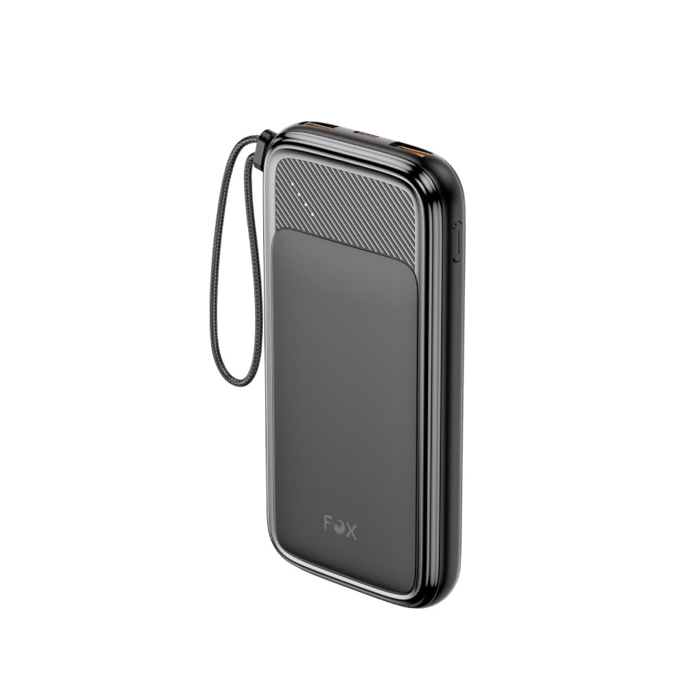 พาวเวอร์แบงค์ FOX 10000 mAh W1033 PD Black