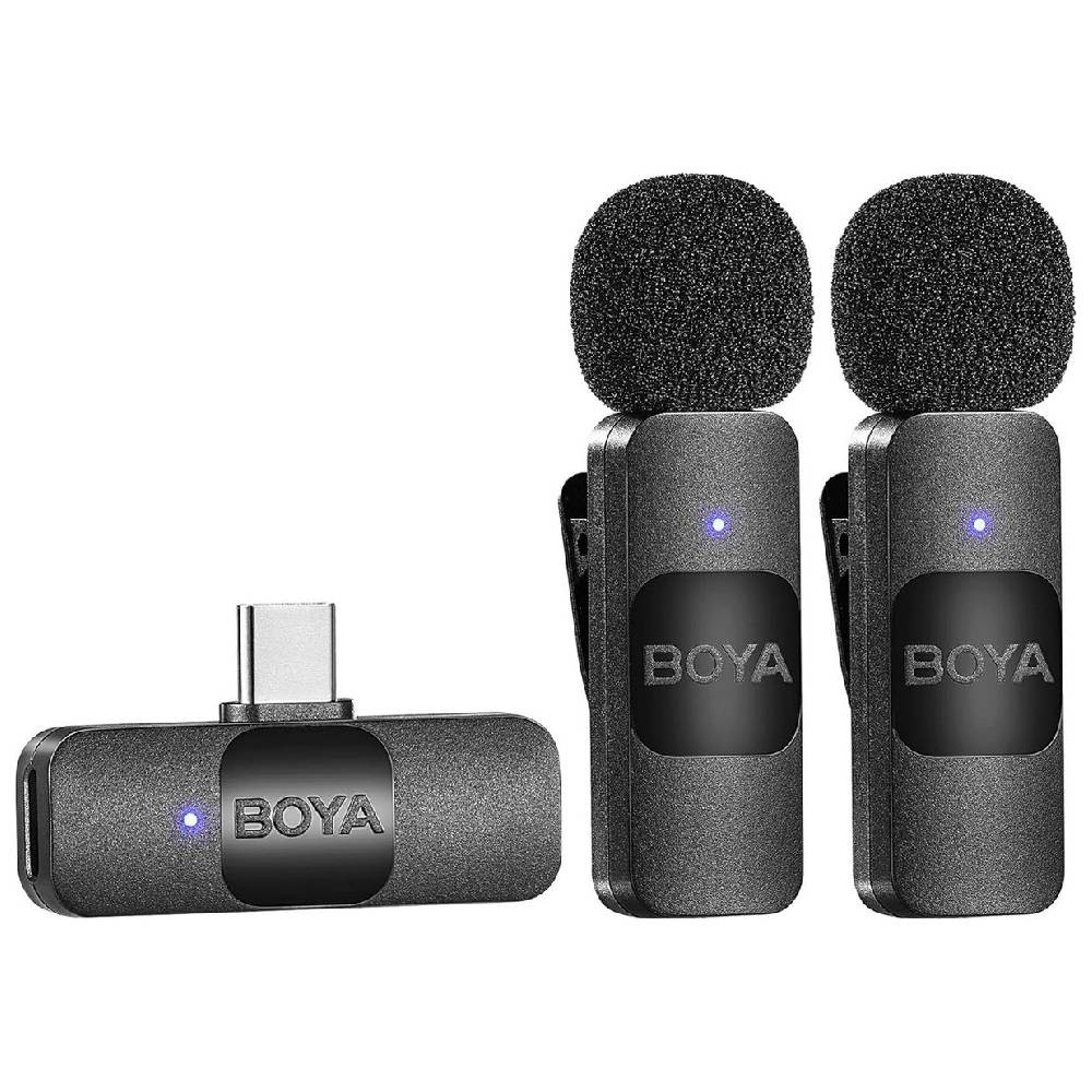 ไมโครโฟน BOYA V20 Wireless for USB-C V2.0 (2TX+1RX)