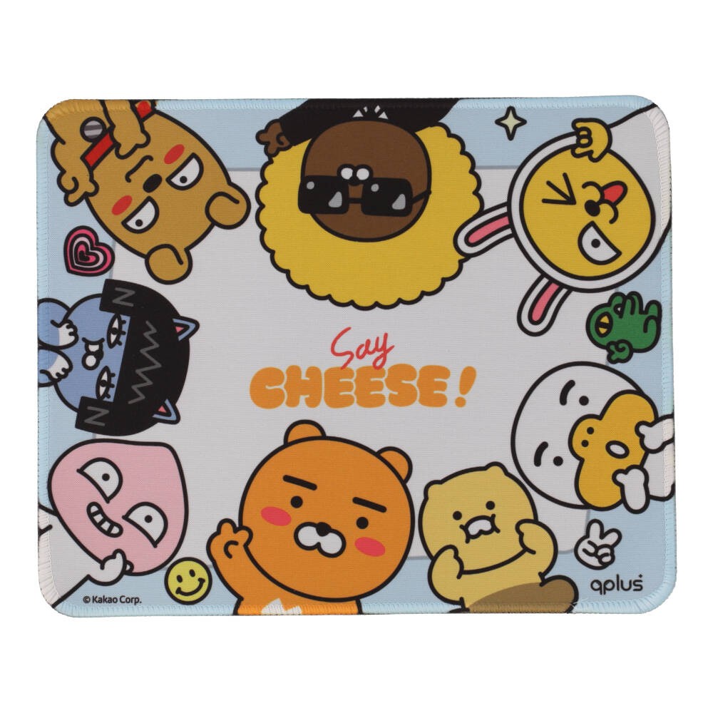 แผ่นรองเมาส์ QPLUS Mouse Pad x Kakao Say Cheese MP002 Blue