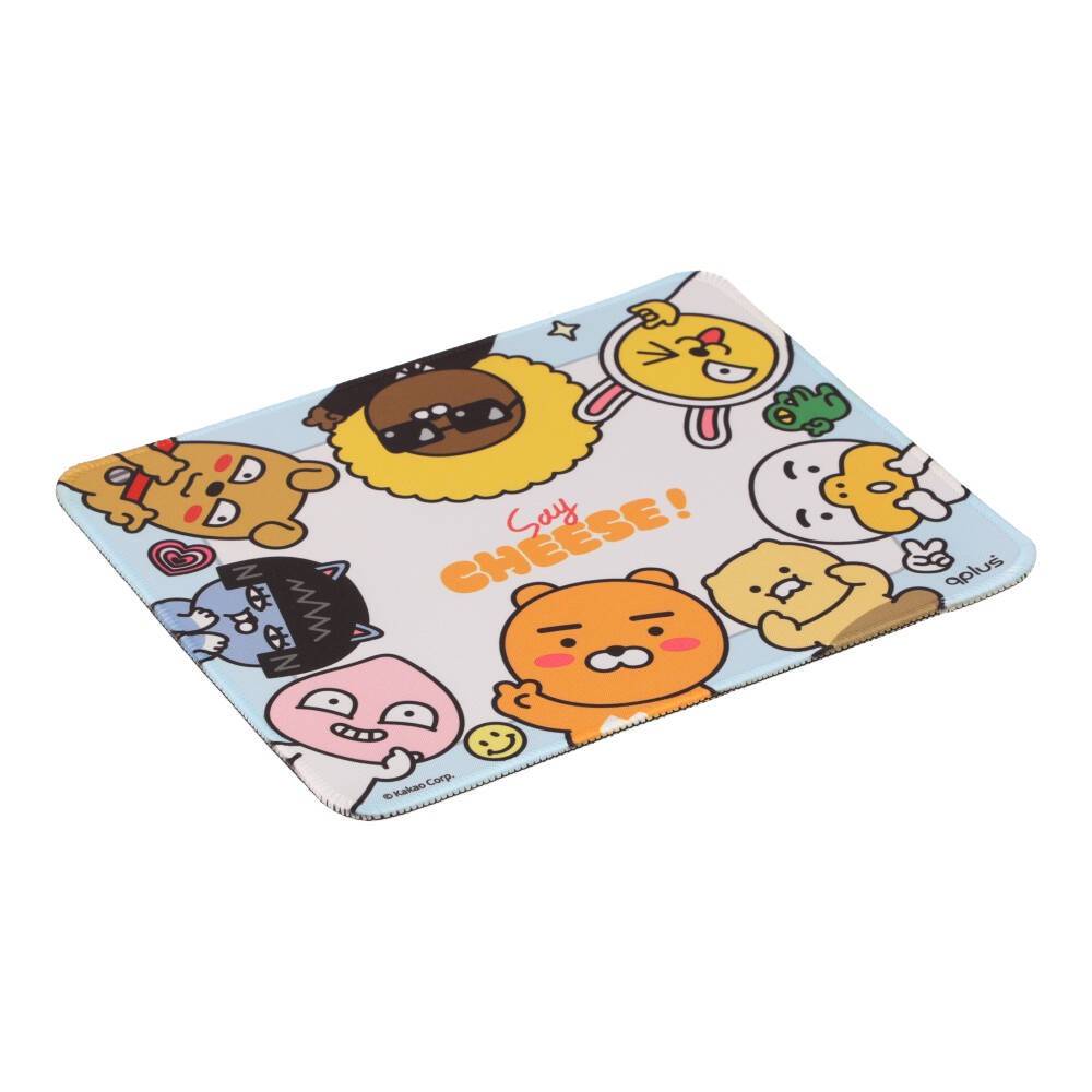 QPLUS x KAKAO แผ่นรองเมาส์ Say Cheese MP002 Blue