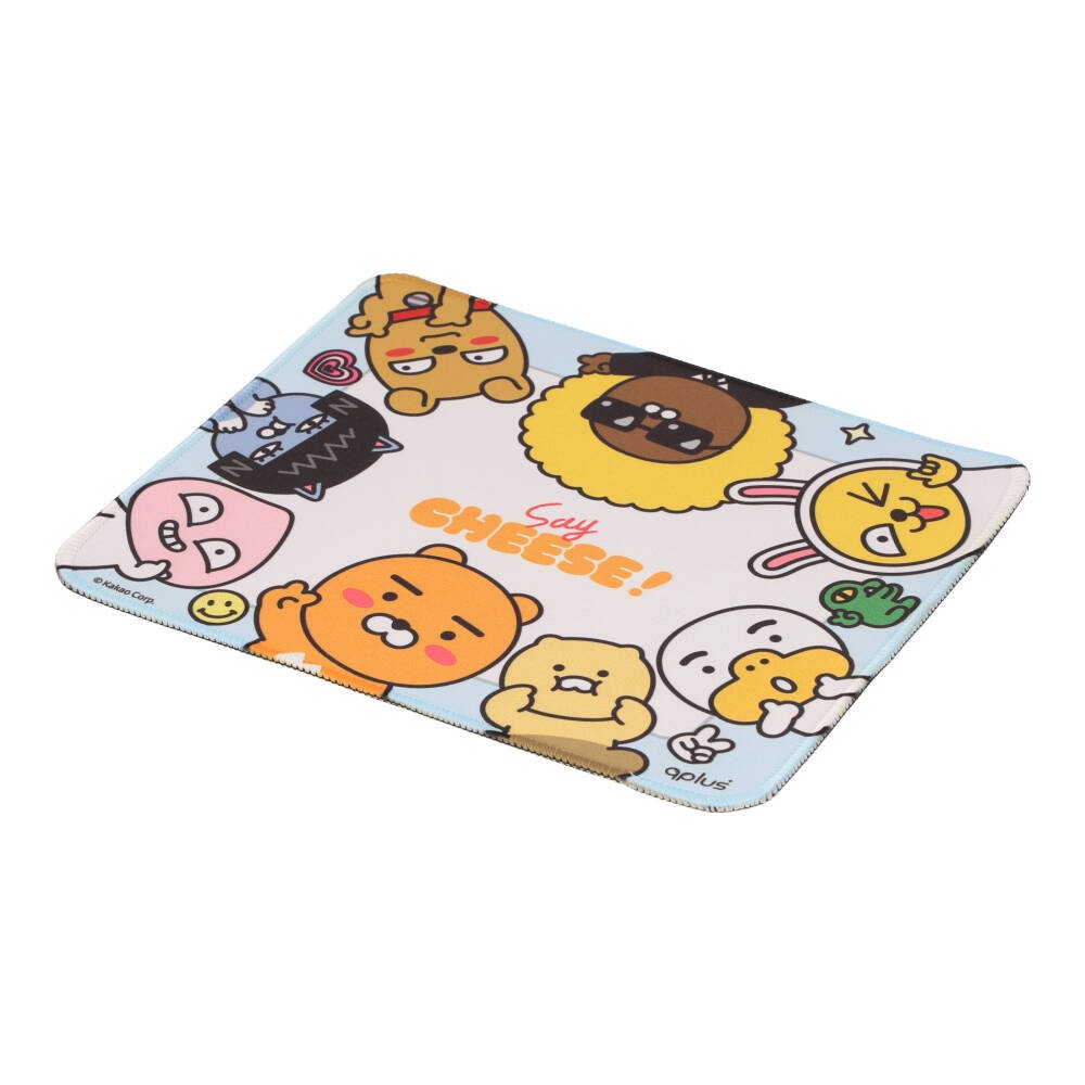 QPLUS x KAKAO แผ่นรองเมาส์ Say Cheese MP002 Blue