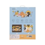 QPLUS x KAKAO แผ่นรองเมาส์ Say Cheese MP002 Blue