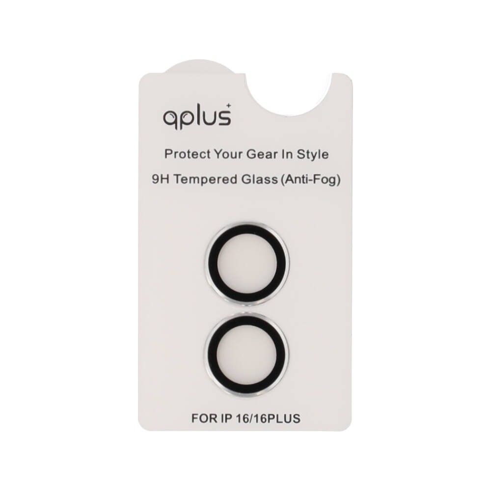 ฟิล์มกันเลนส์ QPLUS Camera Lens iPhone 16/16 Plus Silver