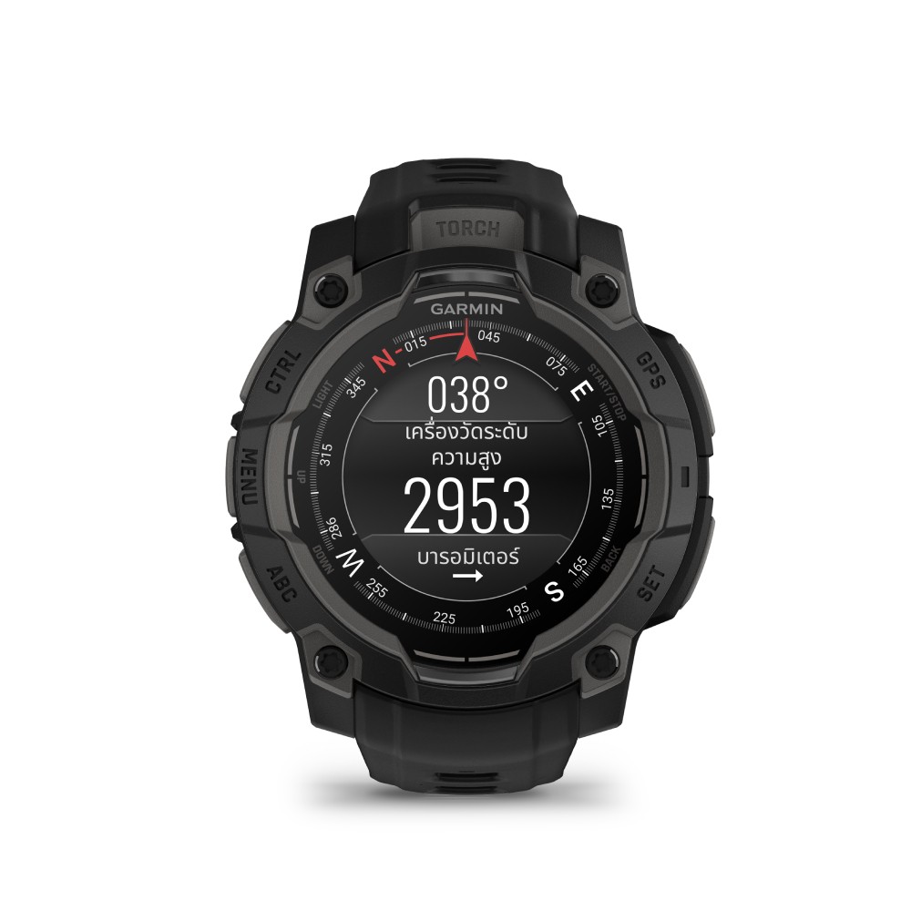 สมาร์ทวอช Garmin Instinct 3 45 mm AMOLED Black with Black Band