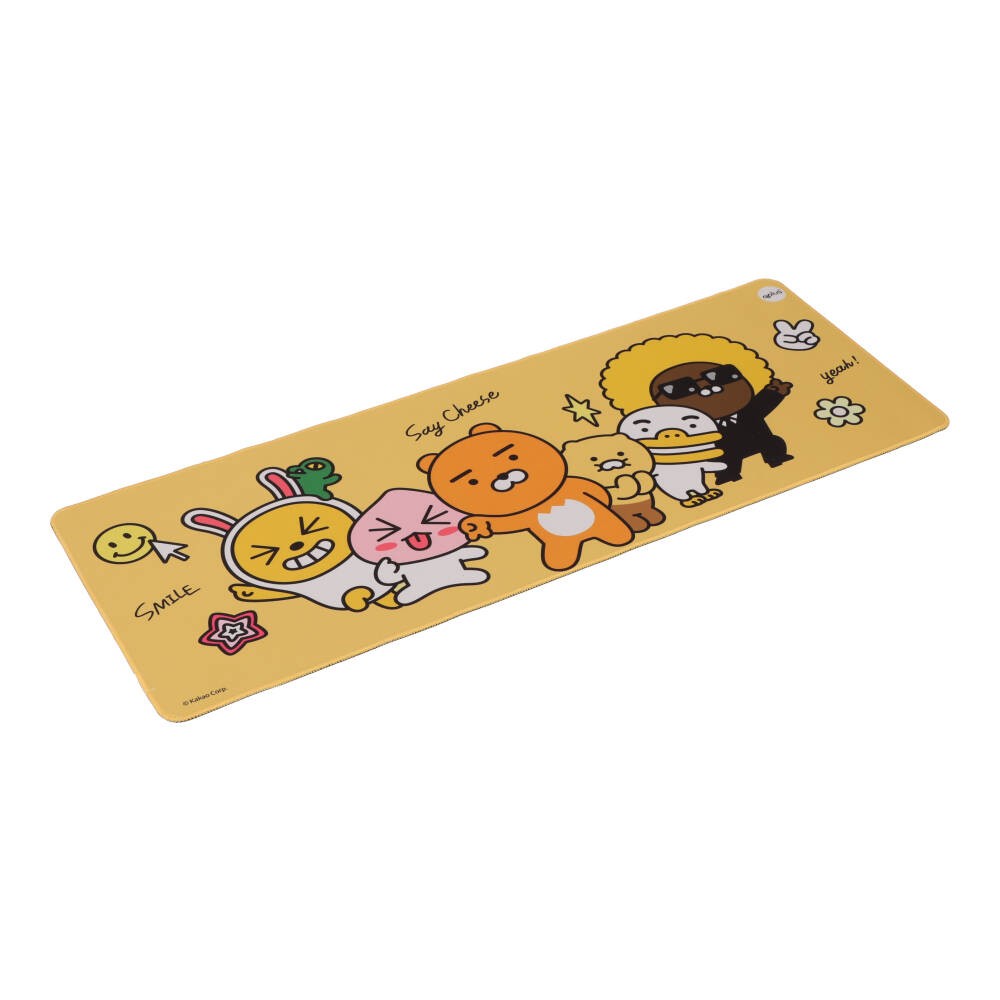 QPLUS x KAKAO แผ่นรองเมาส์ Say Cheese MP001 Yellow