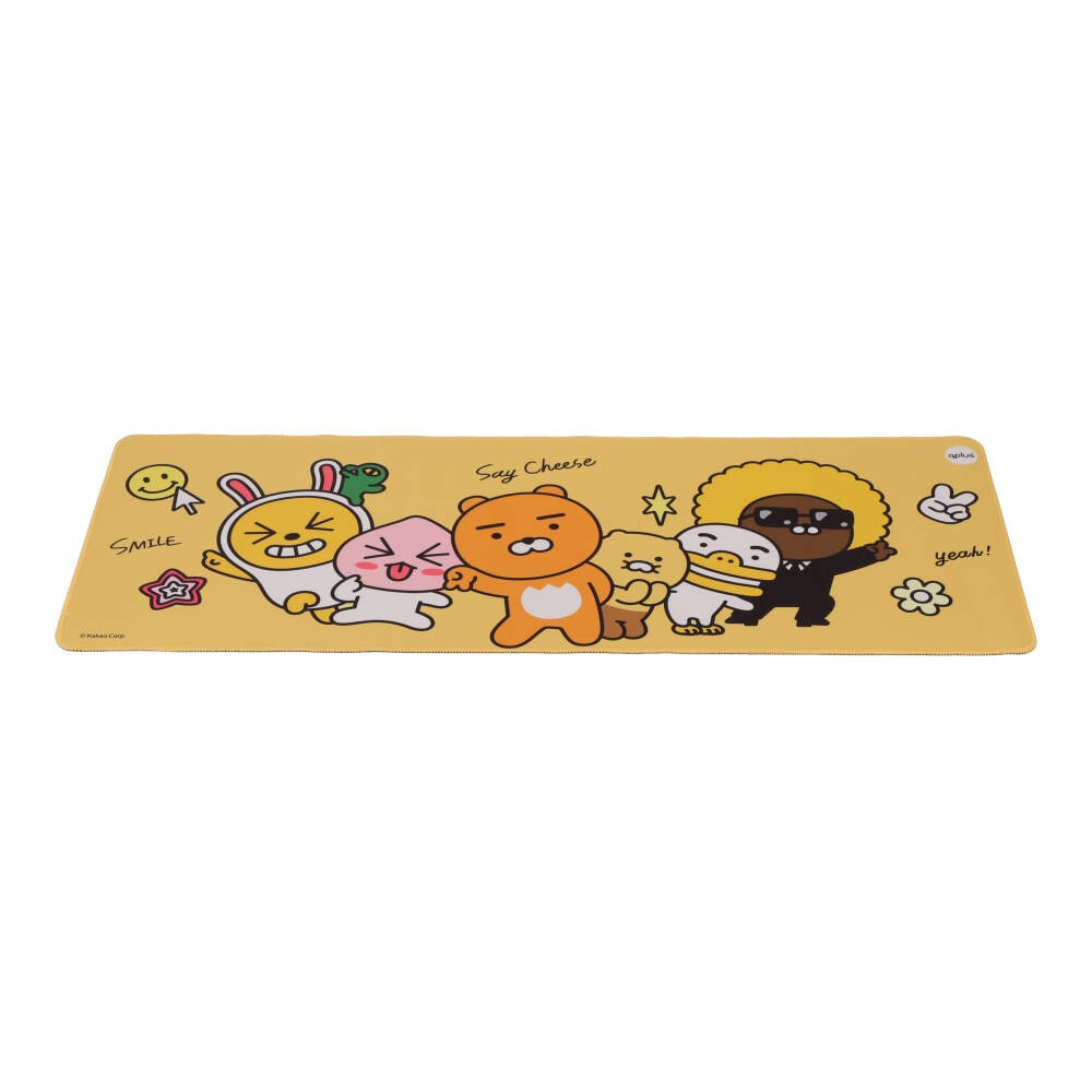 QPLUS x KAKAO แผ่นรองเมาส์ Say Cheese MP001 Yellow