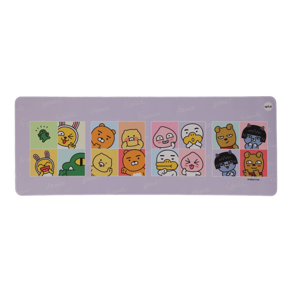 แผ่นรองเมาส์ QPLUS Desk Mat x Kakao Say Cheese MP001 Purple