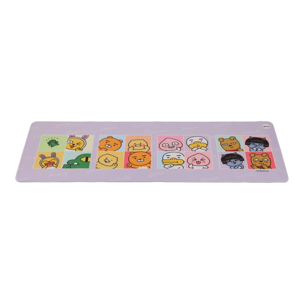QPLUS x KAKAO แผ่นรองเมาส์ Say Cheese MP001 Purple