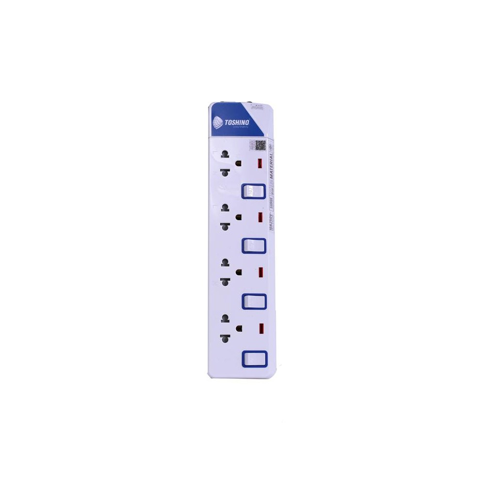ปลั๊กไฟ Toshino Plug 4 Way 4 Switch 3M. (ET-914)