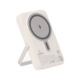 พาวเวอร์แบงค์ TECHPRO 10000 mAh 4-in-1 LED Indicator Magnetic Charger (GC1009) White