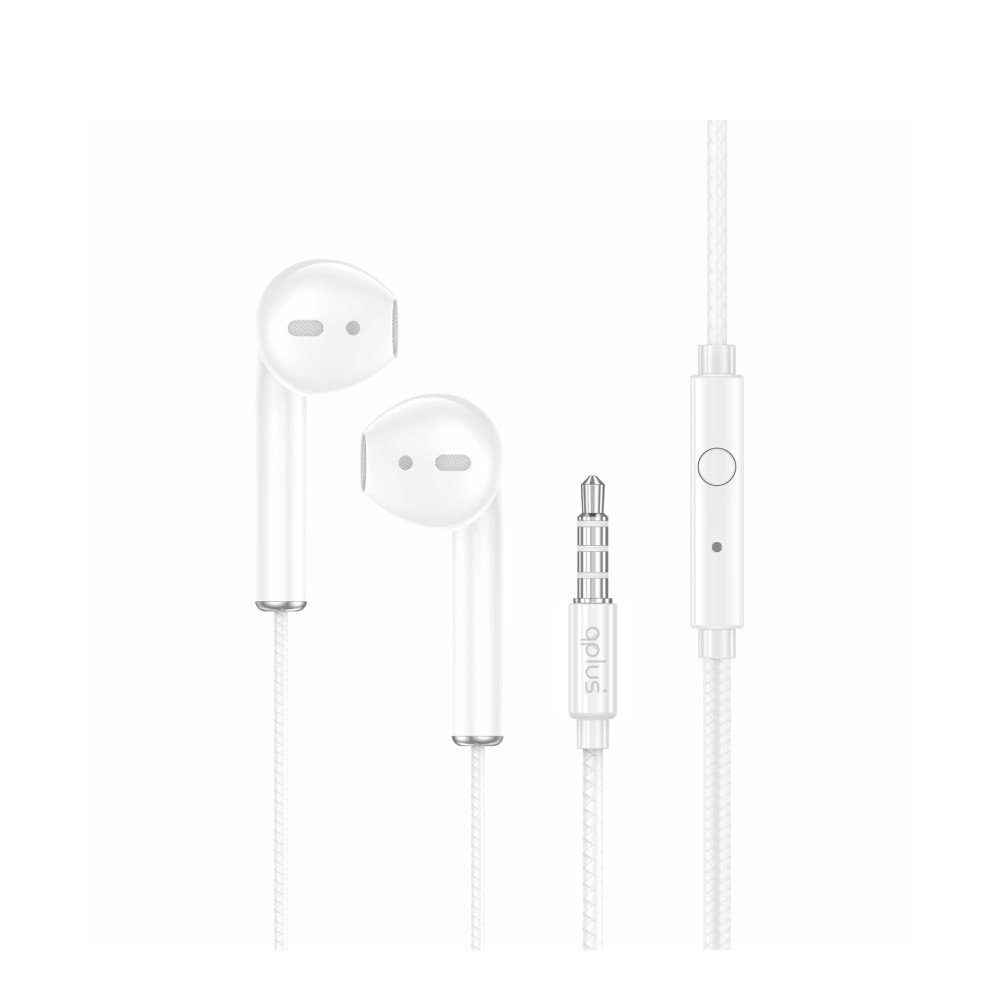 หูฟัง QPLUS Wired Earbud 3.5mm White