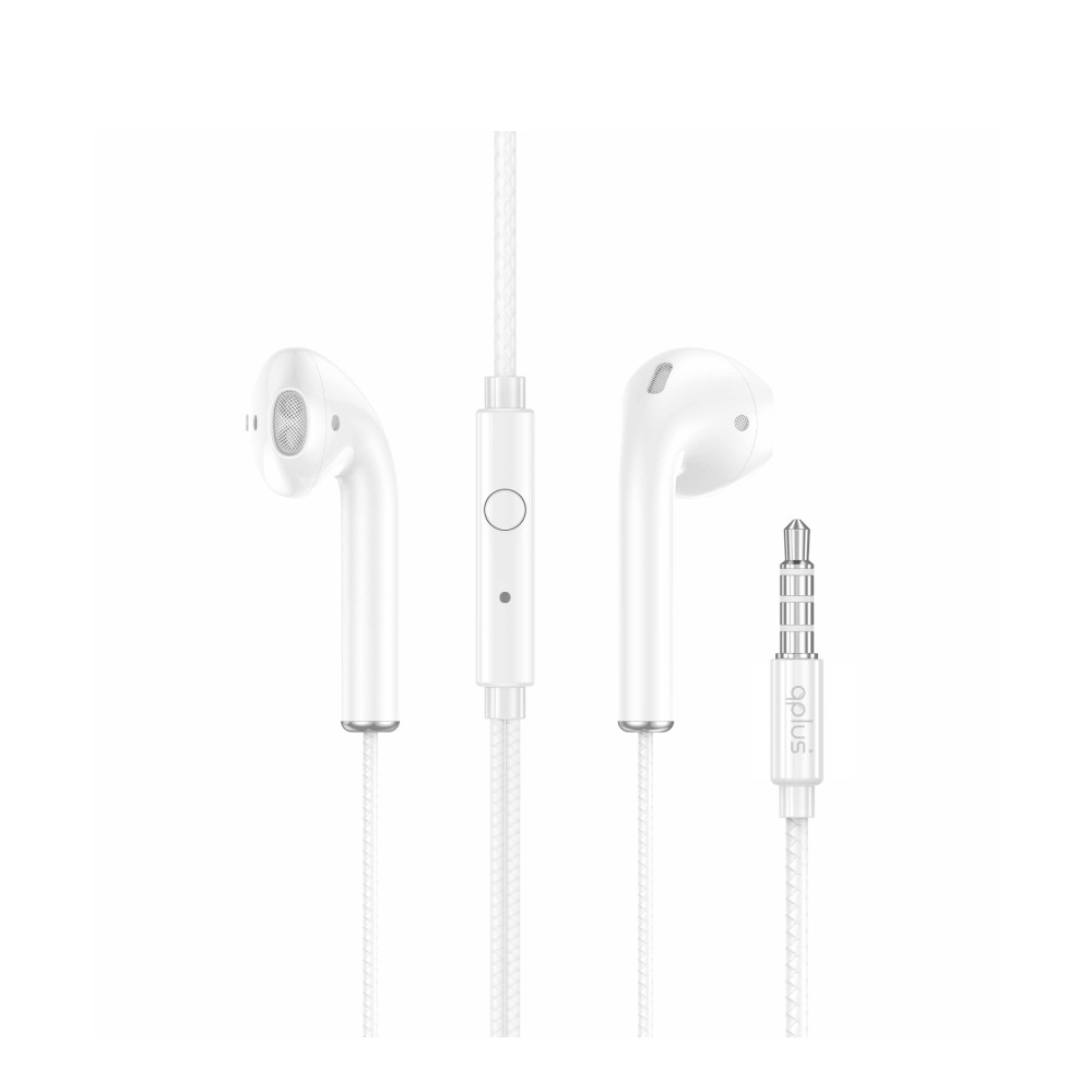 หูฟัง QPLUS Wired Earbud 3.5mm White