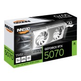 การ์ดจอ INNO3D GeForce RTX 5070 TWIN X2 OC WHITE 12GB GDDR7 192-bit