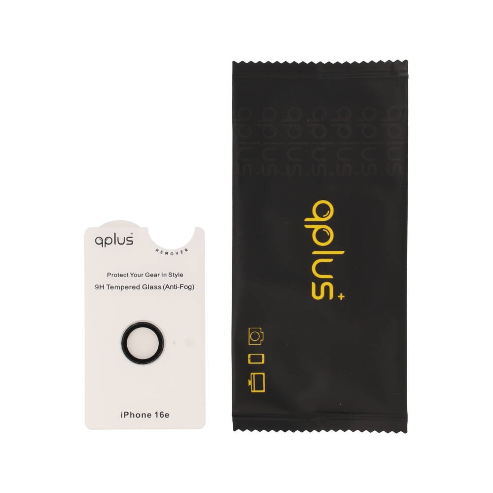 ฟิล์มกันเลนส์ QPLUS iPhone 16e/17e Camera Ring Lens Clear