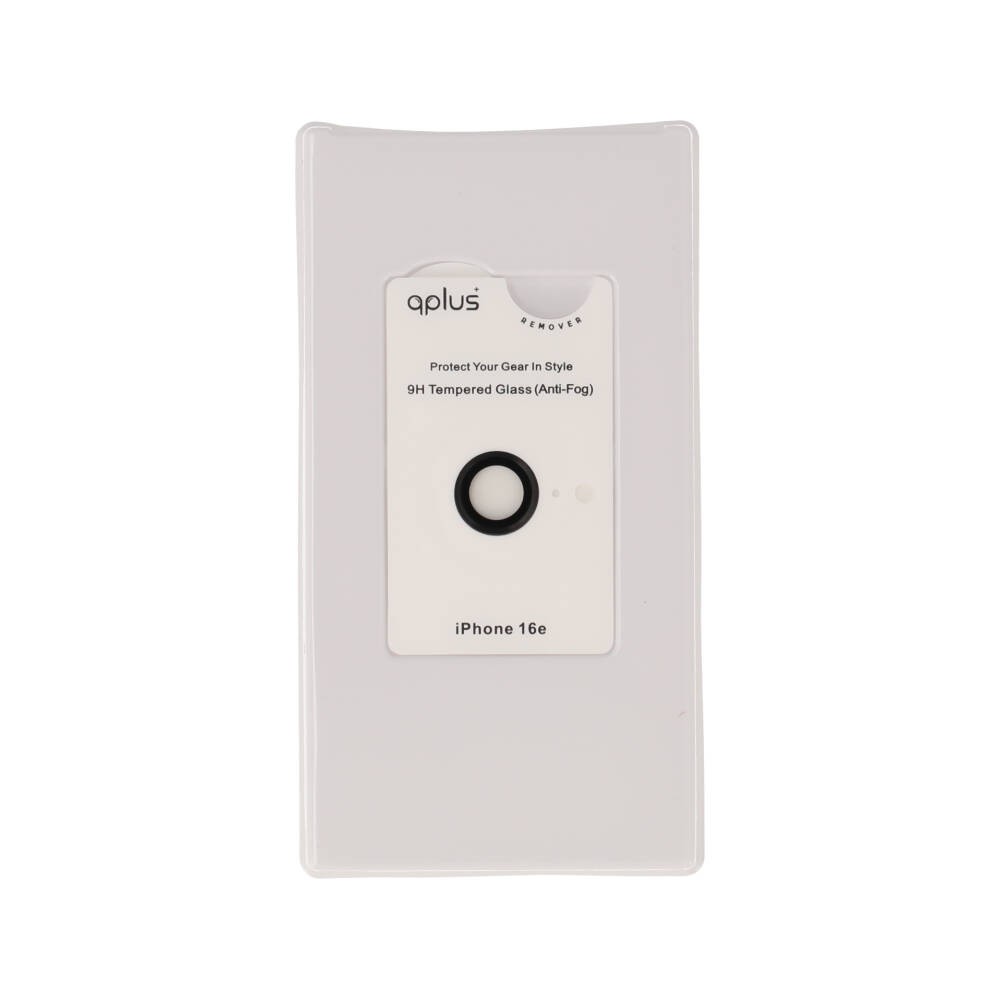 ฟิล์มกันเลนส์ QPLUS iPhone 16e/17e Camera Ring Lens Black