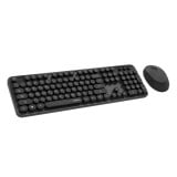 เมาส์และคีย์บอร์ดไร้สาย MOFii Wireless Mouse + Keyboard Sweet Full Size Black