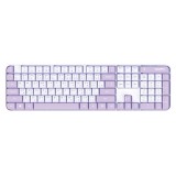 เมาส์และคีย์บอร์ดไร้สาย MOFii Wireless Mouse + Keyboard Tiramisu Purple