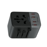 หัวแปลงปลั๊กไฟ AUKEY Travel Mate 65W GaN Universal Adapter with USB Ports (PA-TA08A)