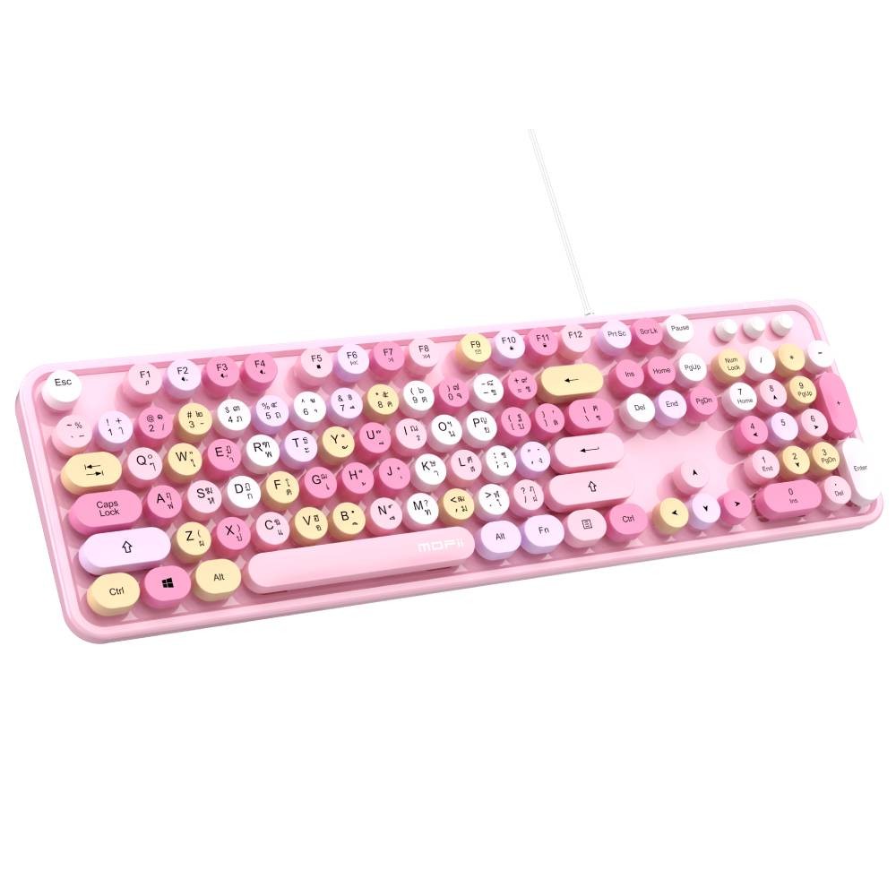 คีย์บอร์ด MOFii Sweet K Retro Lippink