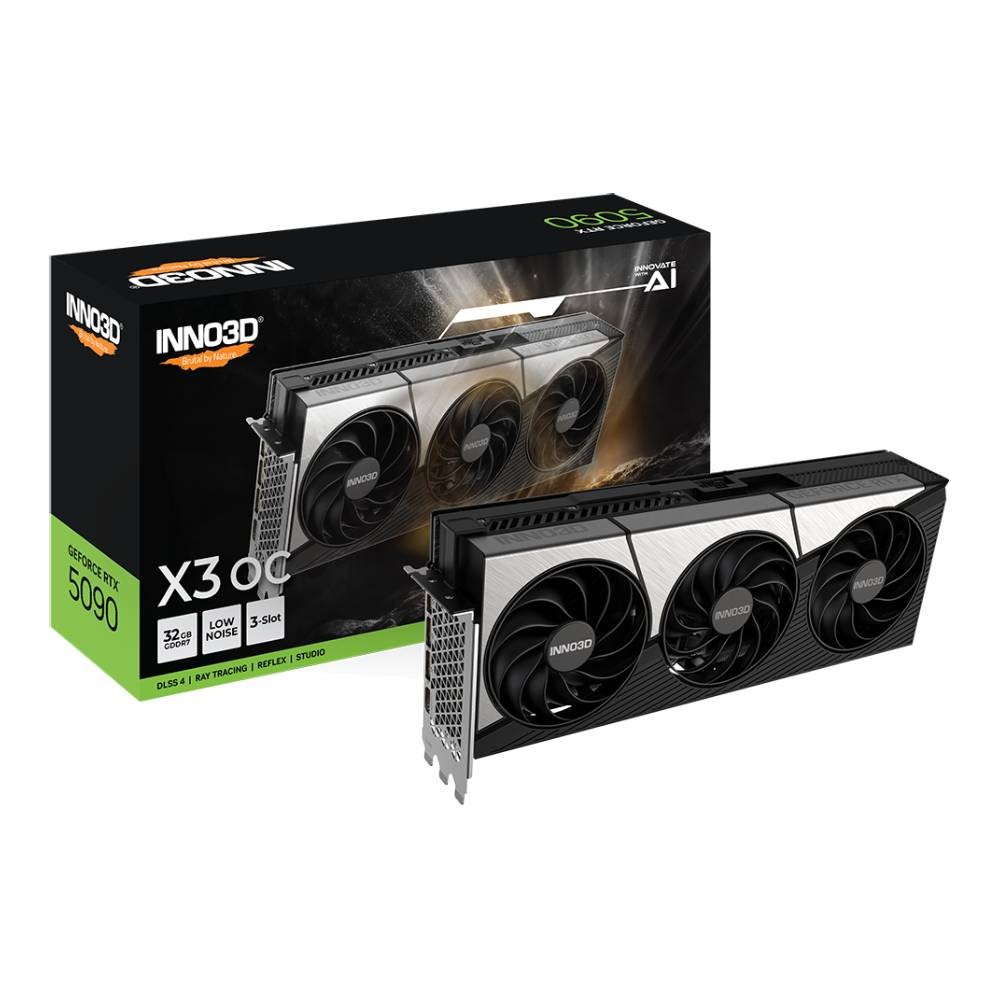 การ์ดจอ INNO3D GeForce RTX 5090 X3 OC 32GB GDDR7 512-bit