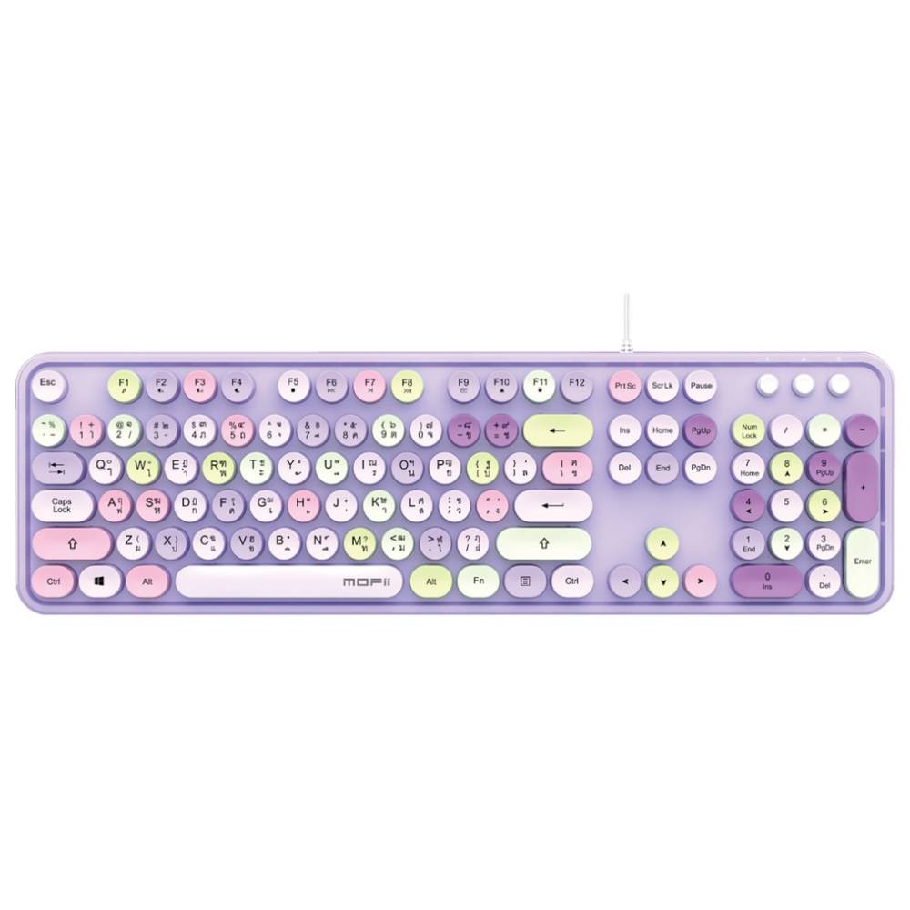 คีย์บอร์ด MOFii Sweet K Retro Lippurple