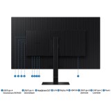 จอมอนิเตอร์ SAMSUNG LS37D800UAEXXT (VA 60Hz USB-C 90W)