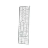 คีย์บอร์ดเกมมิ่ง Gconic Gaming Keyboard S100 Ultra Slim White Edition