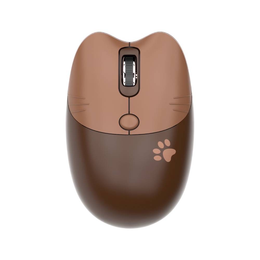 เมาส์ไร้สาย MOFii Wireless Mouse KITTEN Brown