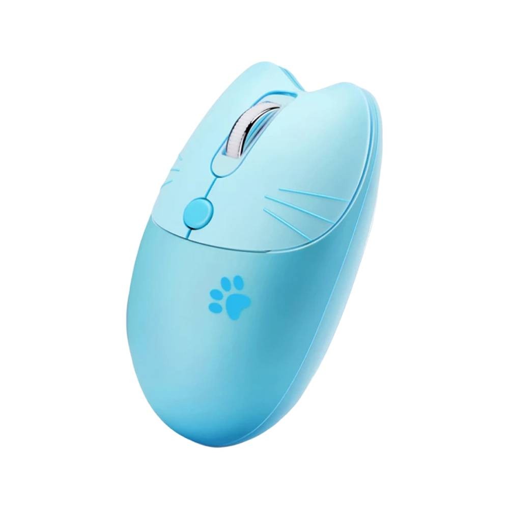 เมาส์ไร้สาย MOFii Wireless Mouse KITTEN Blue