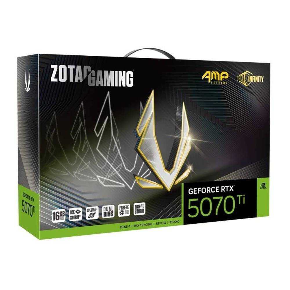 การ์ดจอ ZOTAC GAMING GeForce RTX 5070 Ti AMP Extreme Infinity 16GB GDDR7 256-bit
