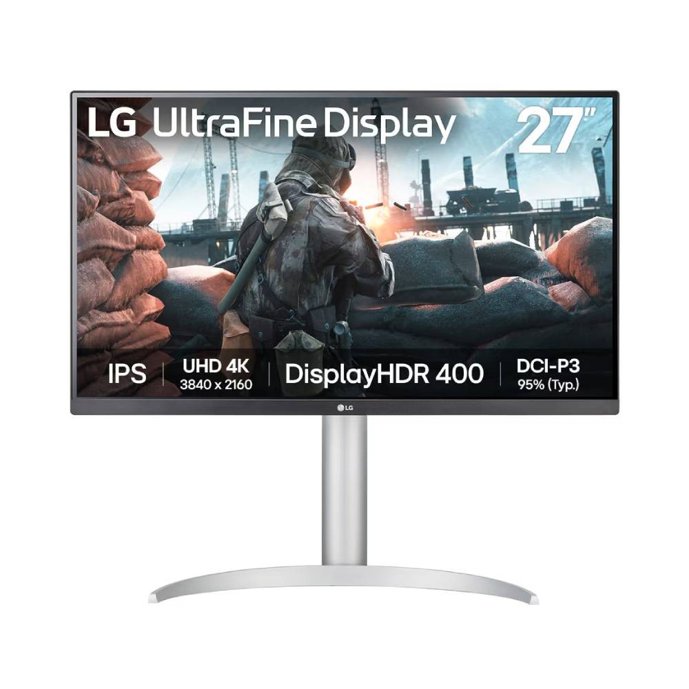 จอมอนิเตอร์ LG 27UP650K-W (IPS 4K 60Hz)