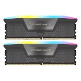 แรมพีซี Corsair DDR5 32GB/6400MHz.CL36 (2x16GB) Veangeance RGB Black (CMH32GX5M2B6400C36)