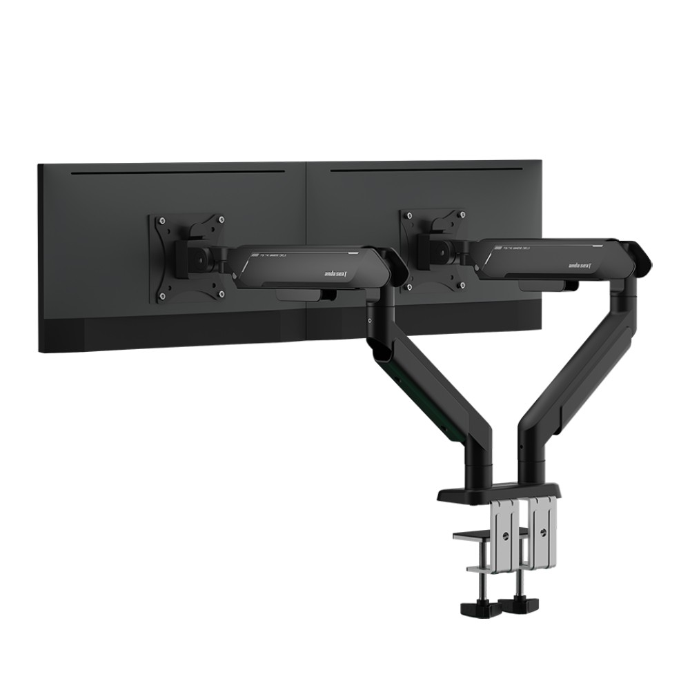 แขนจับจอมอนิเตอร์ ANDA SEAT Dual Monitor Arm Stealth Pro II (AD-W-A9-2S-BB) Black