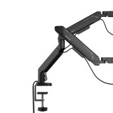 แขนจับจอมอนิเตอร์ ANDA SEAT Dual Monitor Arm Stealth Pro II (AD-W-A9-2S-BB) Black