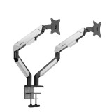 แขนจับจอมอนิเตอร์ ANDA SEAT Dual Monitor Arm Stealth Pro II (AD-W-A9-2S-BW) White