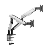 แขนจับจอมอนิเตอร์ ANDA SEAT Dual Monitor Arm Stealth Pro II (AD-W-A9-2S-BW) White
