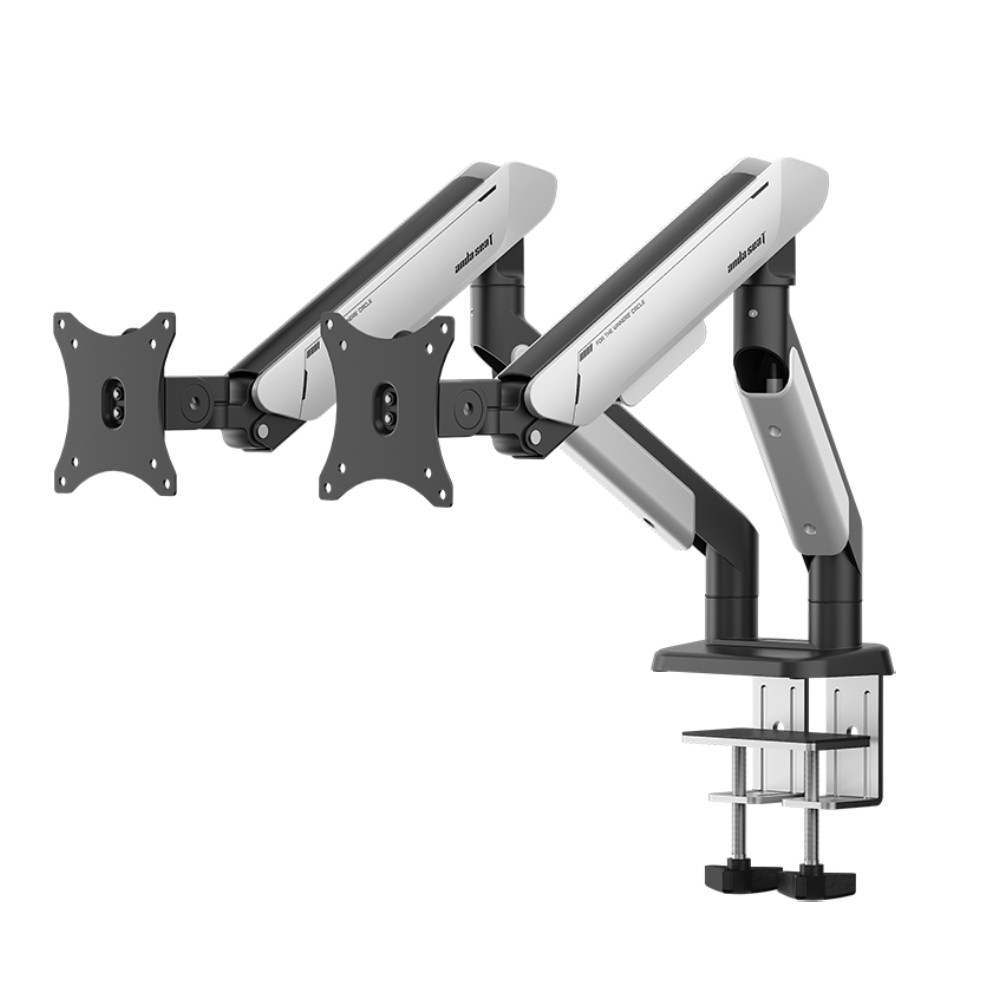 แขนจับจอมอนิเตอร์ ANDA SEAT Dual Monitor Arm Stealth Pro II (AD-W-A9-2S-BW) White